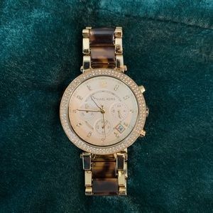 Michael Kors Watch - Tortoise & Gold
